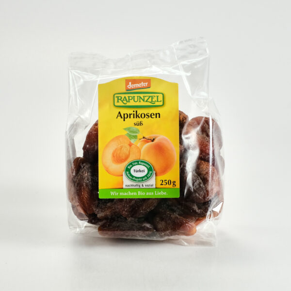 Aprikoosid kuivatatud 250g Rapunzel